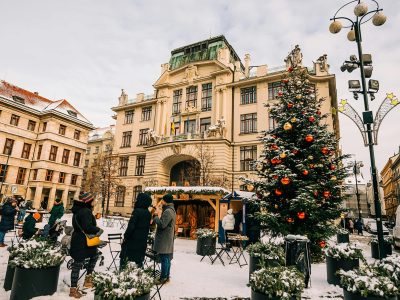 Коледно настроение в Прага