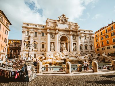 rome3R Магическият площад Ди Треви в Рим, Италия