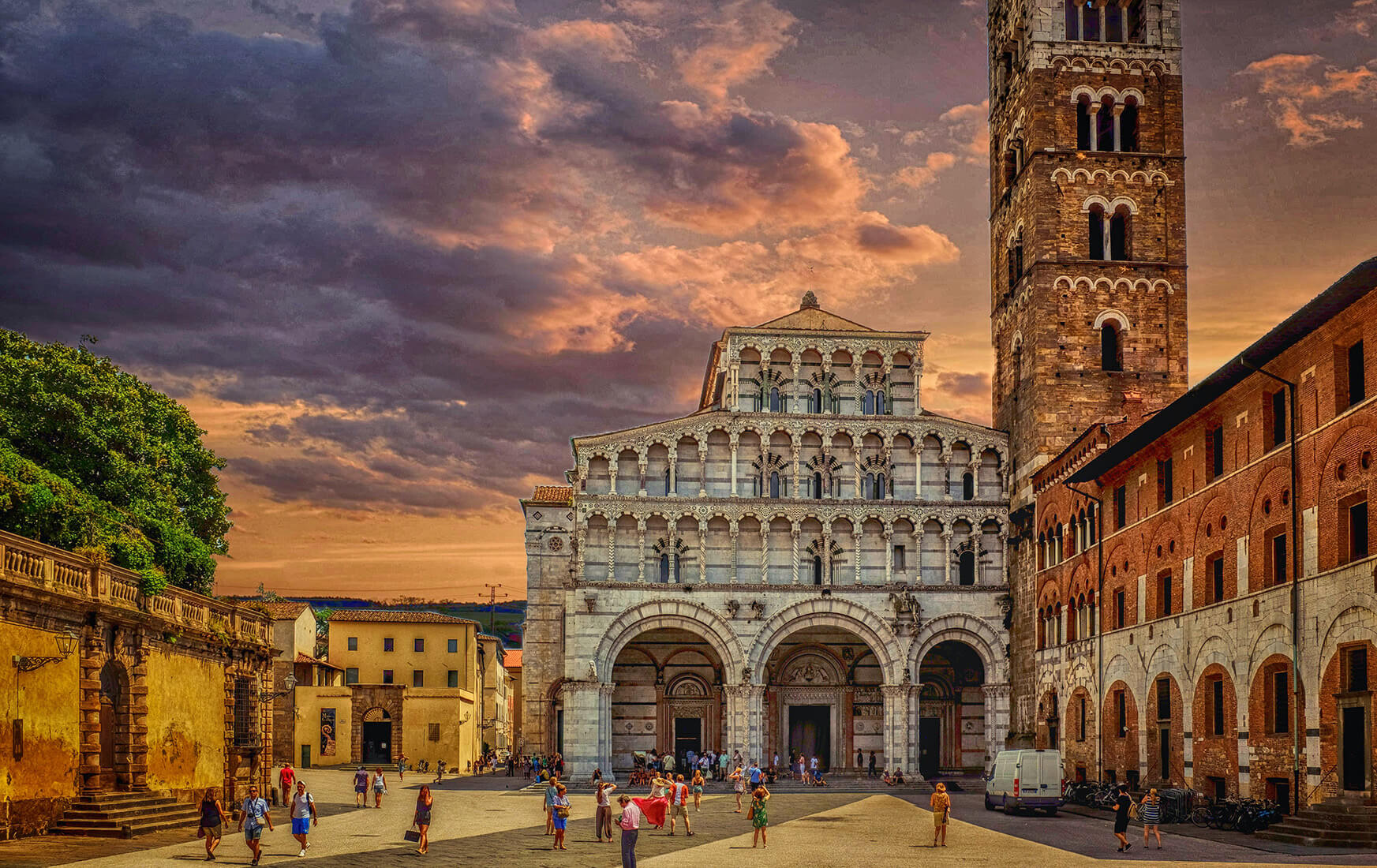 Красив залез във Флоренция