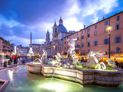navona_rim Коледа в Рим